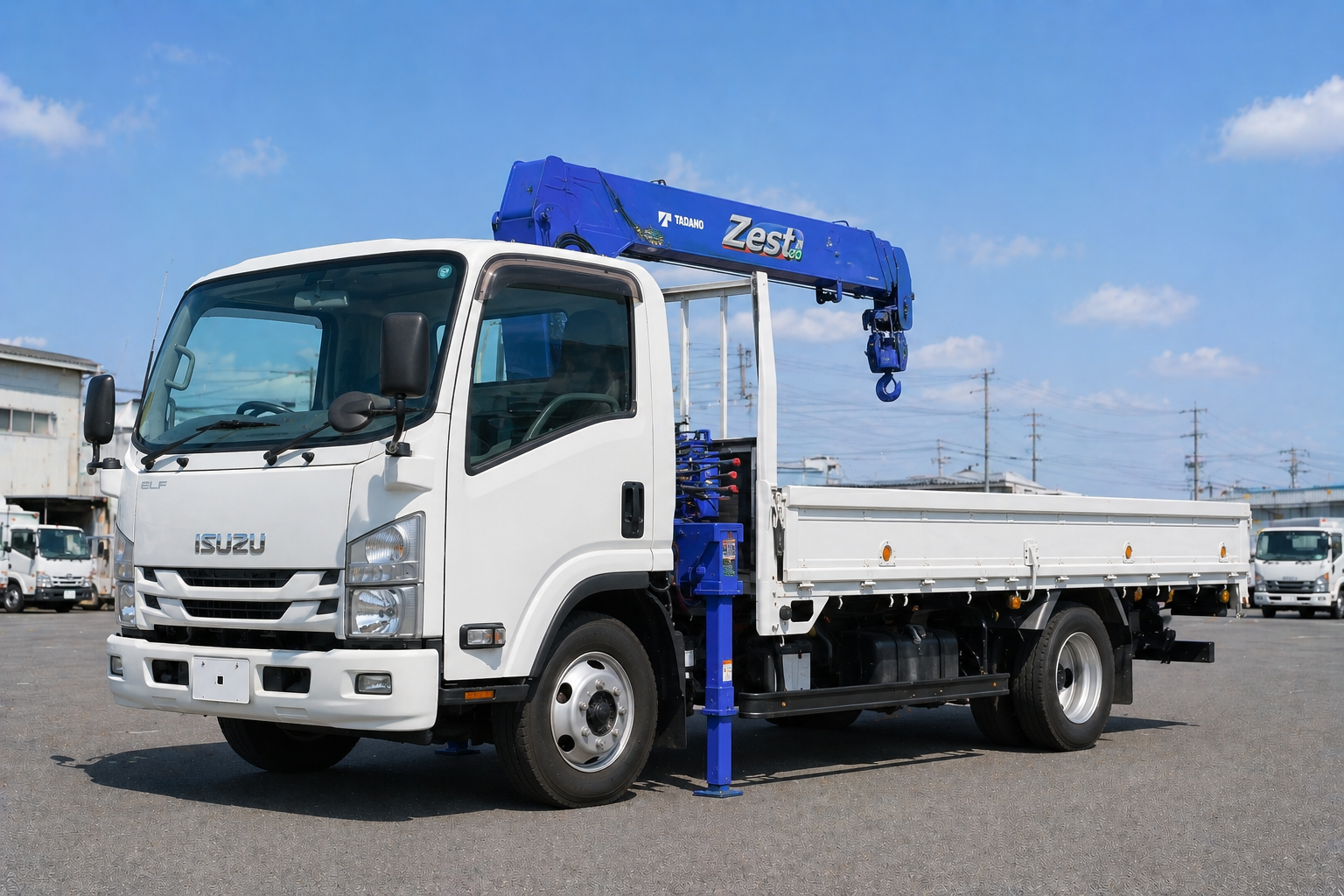 3tユニック車（ISUZU ELF）
